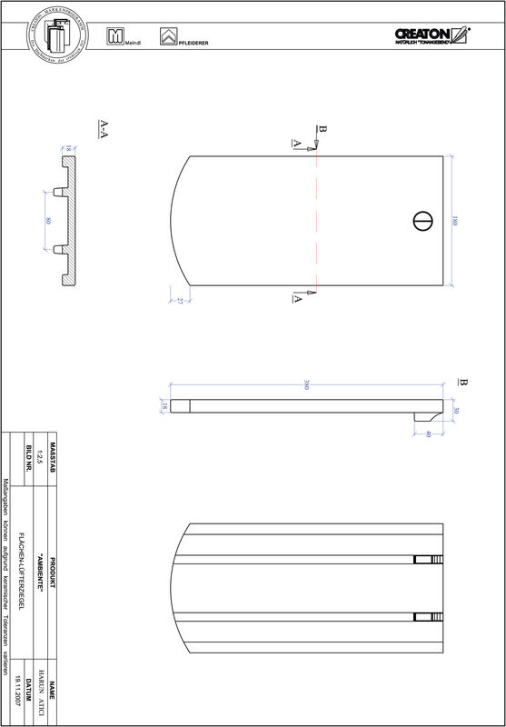 CAD datoteka proizvoda AMBIENTE segmentni kroj SEG-FLUEFTZ