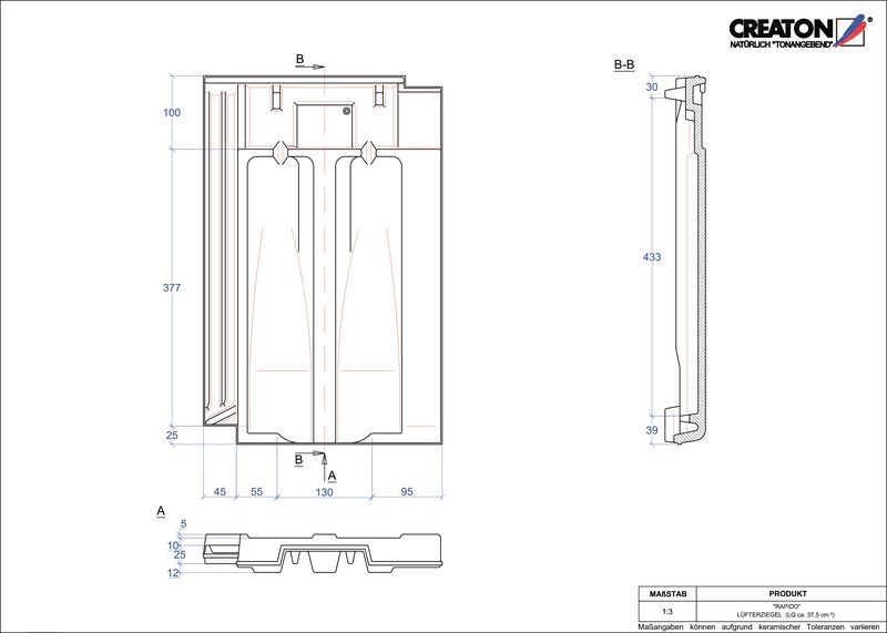 CAD datoteka proizvoda RAPIDO ventilacioni crep LUEFTZ
