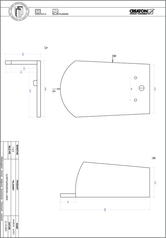 CAD datoteka proizvoda KLASSIK zaobljeni kroj RUND-OGL-1-1-4