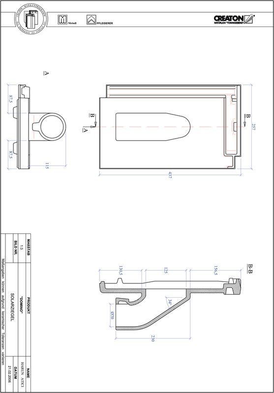 CAD datoteka proizvoda DOMINO solarni SOLAR