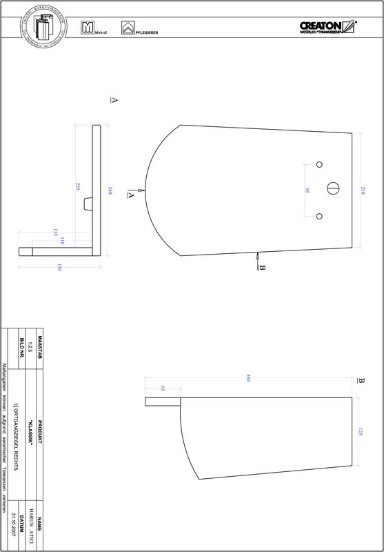 CAD datoteka proizvoda KLASSIK zaobljeni kroj RUND-OGR-1-1-4