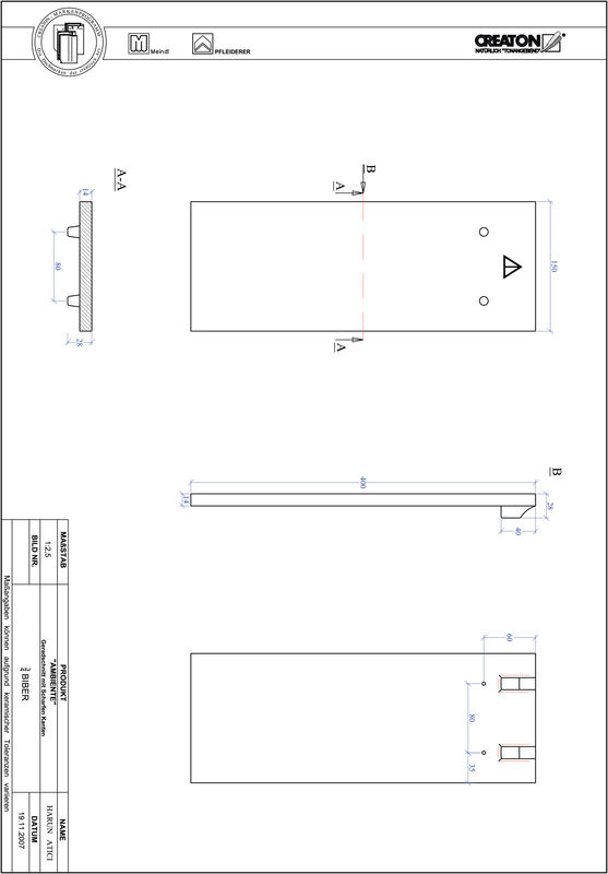 CAD datoteka proizvoda AMBIENTE ravan kroj GER-3-4