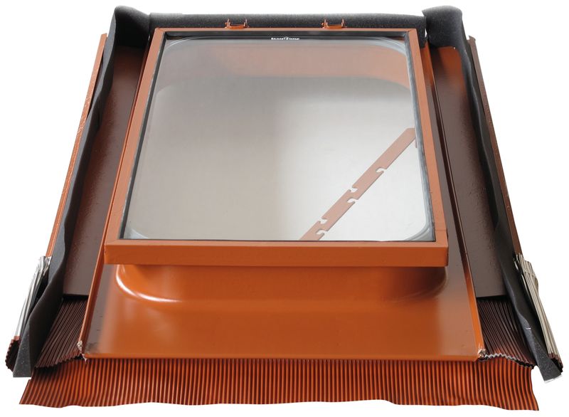 Otvor za prozor 45 x 55 cm od metala sa jednostruko glaziranim sigurnosnim staklom