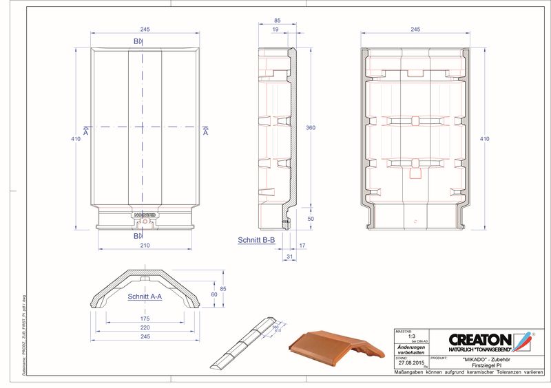 CAD datoteka proizvoda asortiman dodatne opreme za GREBEN FIRST-PI