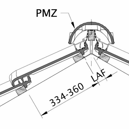 Tehnički crtež proizvoda MZ3 LAF LAF