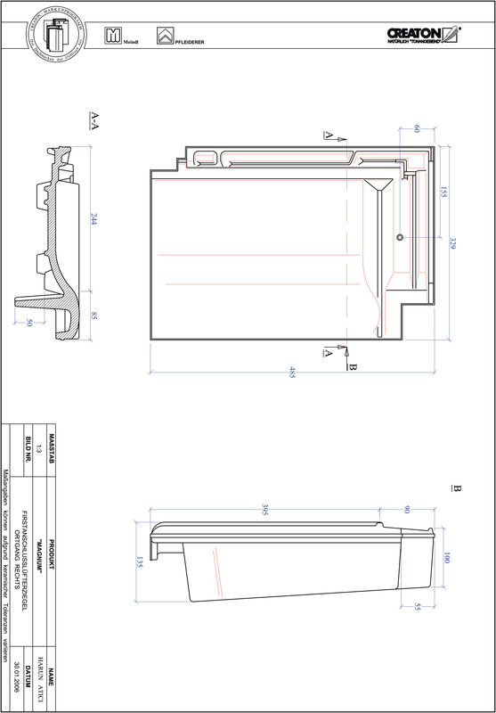 CAD datoteka proizvoda MAGNUM grebeni spojni ventilator, ivični desni FALOGR