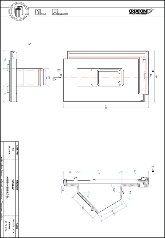 CAD datoteka proizvoda DOMINO antena ANTENNE