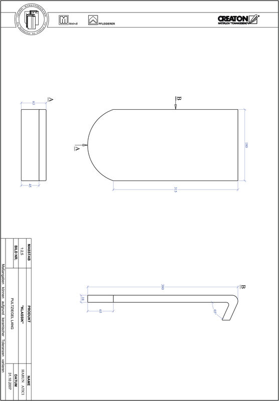 CAD datoteka proizvoda KLASSIK zaobljeni kroj RUND-PULT-lang1
