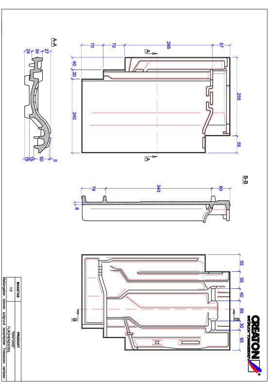 CAD datoteka proizvoda SINFONIE osnovni FLA