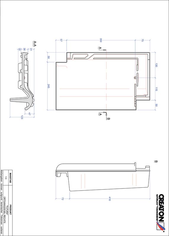 CAD datoteka proizvoda FUTURA ivica desno OGR