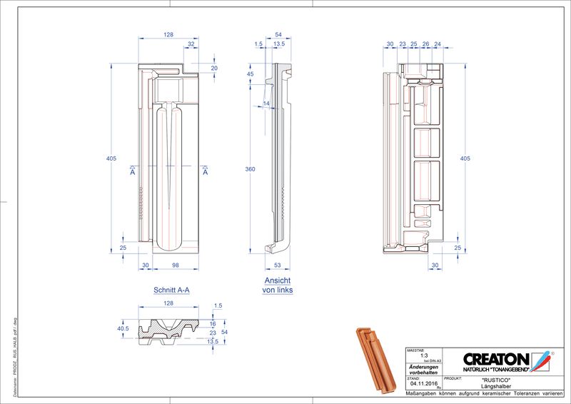 CAD datoteka proizvoda RUSTICO polucrep LH