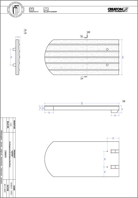 CAD datoteka proizvoda ANTIK eliptični kroj KORB-ERHO