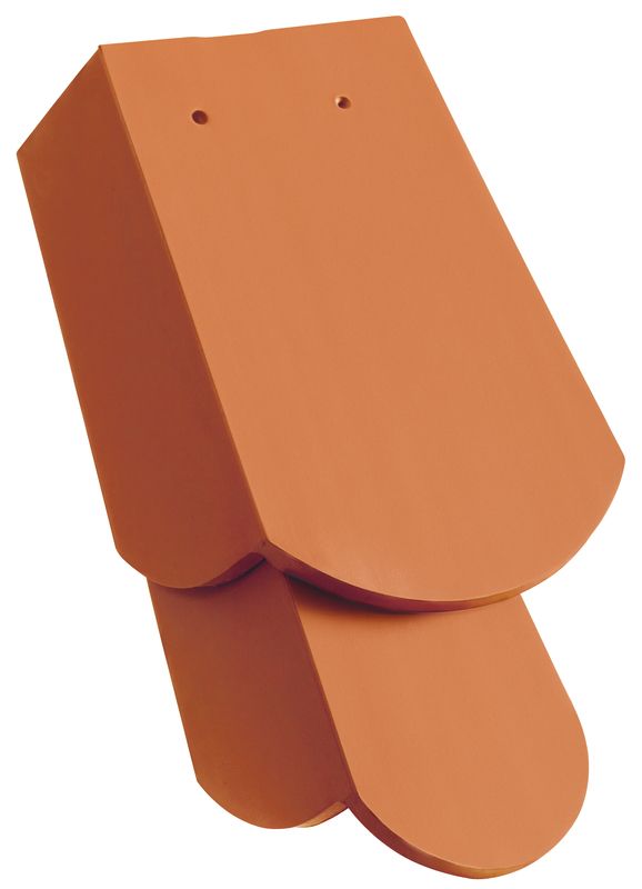 KLASSIK ivični crep 1 1/4 zaobljenog kroja, desni, sa dugim zabatom oko 11 cm