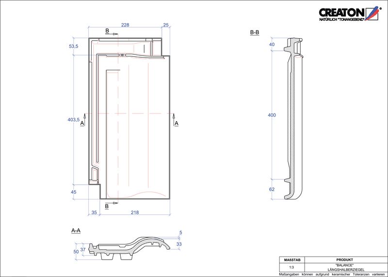 CAD datoteka proizvoda BALANCE polucrep LH