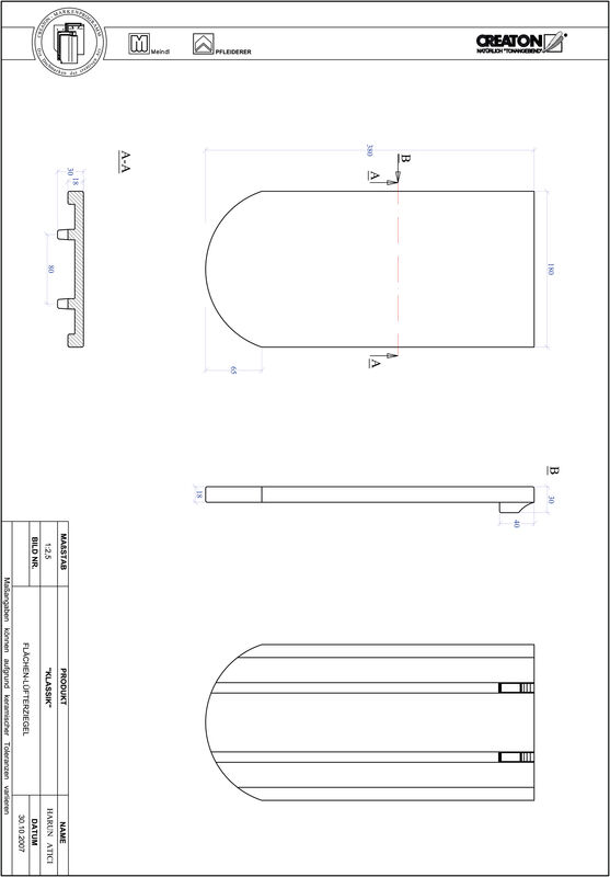 CAD datoteka proizvoda KLASSIK zaobljeni kroj RUND-FLUEFTZ