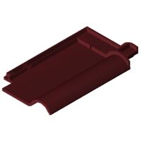 Product BIM model LOD 500 FUTURA wine red glazed Field tile