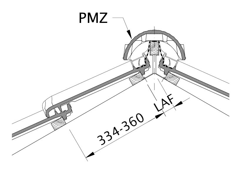 Tehnički crtež proizvoda MZ3 LAF LAF