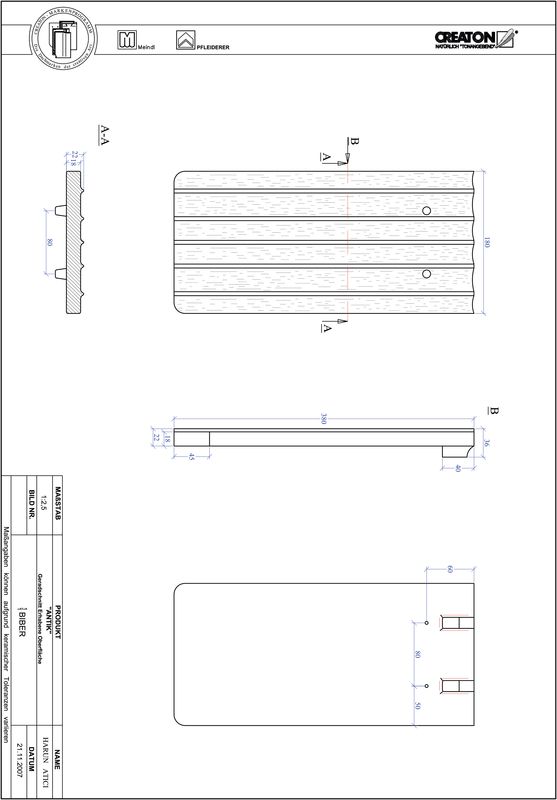 CAD datoteka proizvoda ANTIK ravan kroj GER-ERHO