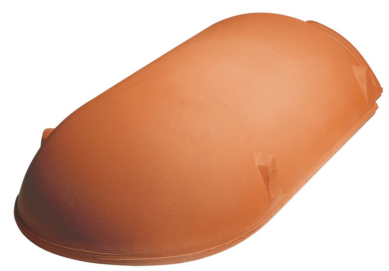 ROG početni slemeni crep, keramika, sa okruglim spojem PZ