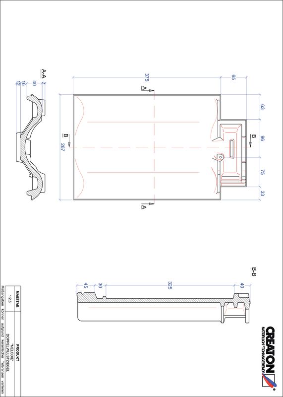 CAD datoteka proizvoda MELODIE crep sa duplim pokrivanjem DWZ