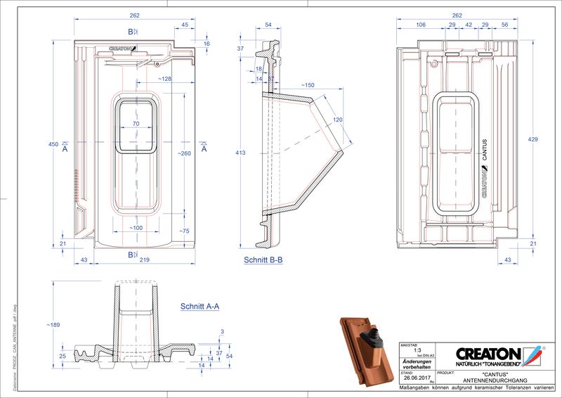 CAD datoteka proizvoda CANTUS antena ANTENNE