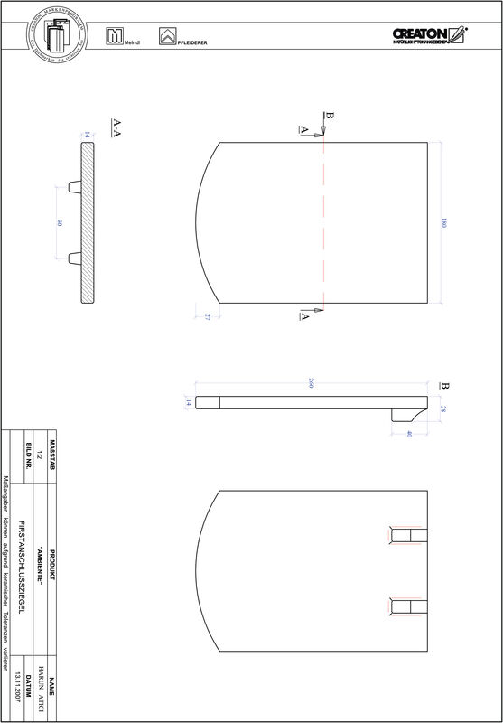 CAD datoteka proizvoda AMBIENTE segmentni kroj SEG-FAZ