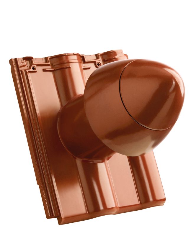 MAX SIGNUM keramički odvod ventilacije DN 125 mm sa uklonjivim poklopcem, uklj. adapter za priključak ispod krova i savitljivo crevo