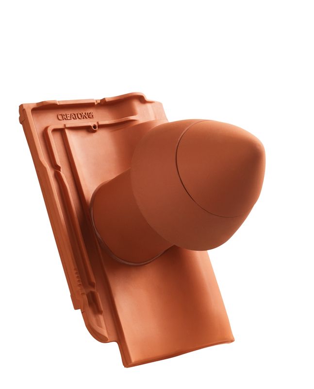 HAR SIGNUM keramički odvod ventilacije DN 100 mm sa navojnim poklopcem, uklj. adapter za priključak ispod krova i savitljivo crevo
