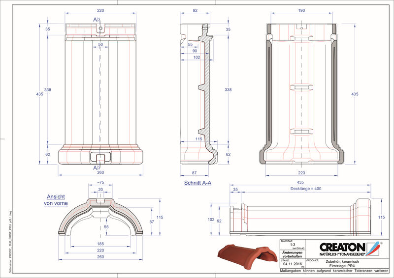 CAD datoteka proizvoda asortiman dodatne opreme za GREBEN FIRST-PRU