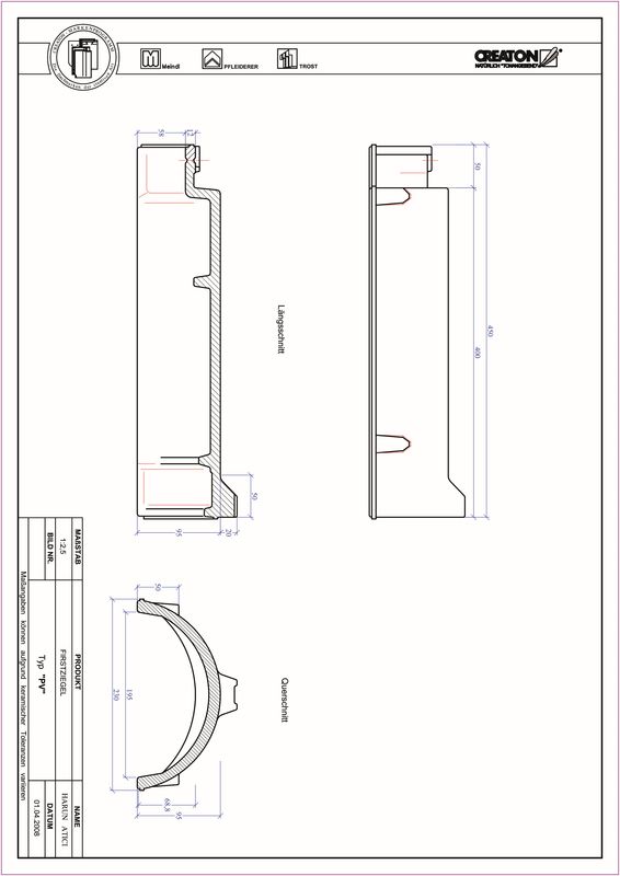 CAD datoteka proizvoda asortiman dodatne opreme za GREBEN FIRST-PV