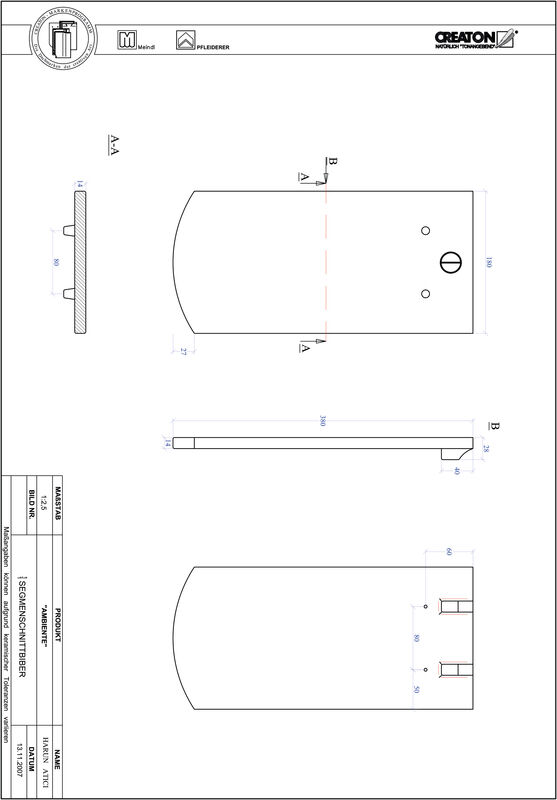 CAD datoteka proizvoda AMBIENTE segmentni kroj SEG-1-1