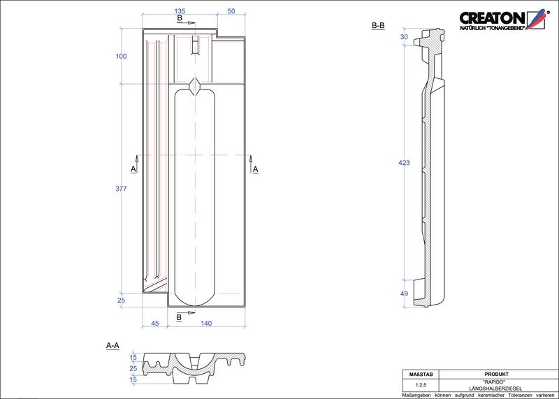 CAD datoteka proizvoda RAPIDO polucrep LH