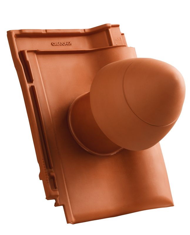 MAG SIGNUM keramički odvod ventilacije DN 125 mm sa uklonjivim poklopcem, uklj. adapter za priključak ispod krova i savitljivo crevo