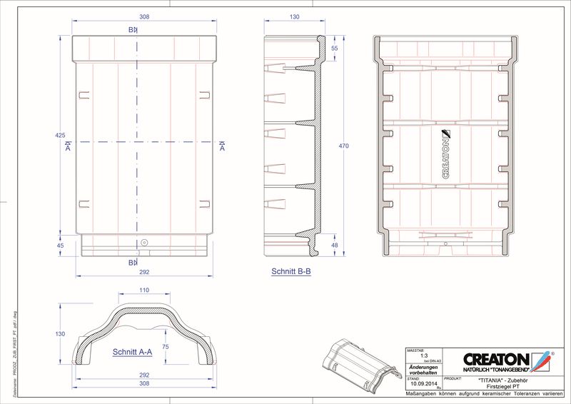 CAD datoteka proizvoda asortiman dodatne opreme za GREBEN FIRST-PT