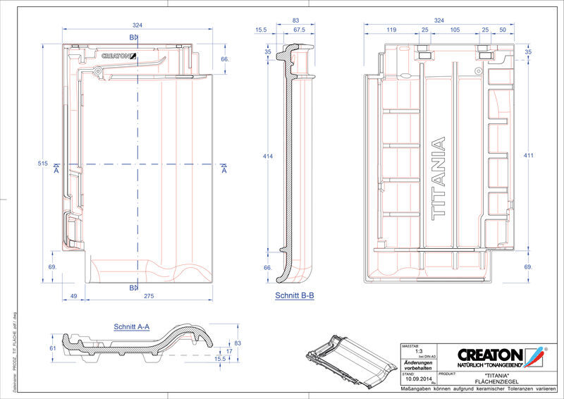 CAD datoteka proizvoda TITANIA osnovni FLA