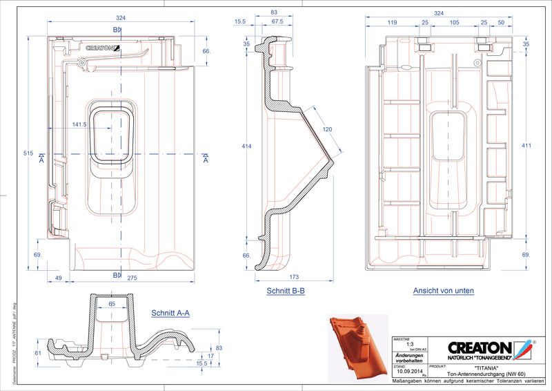 CAD datoteka proizvoda TITANIA antena ANTENNE
