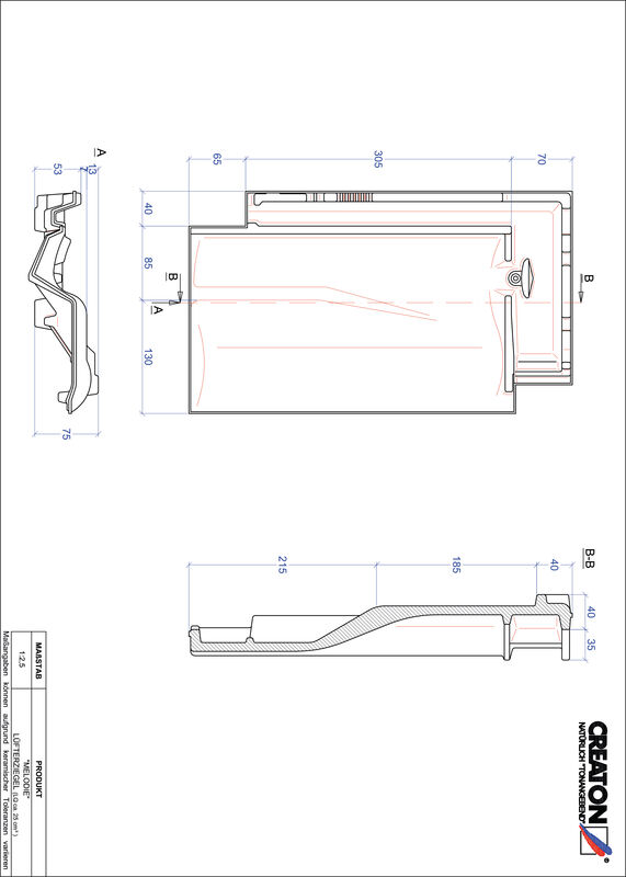 CAD datoteka proizvoda MELODIE ventilacioni crep LUEFTZ