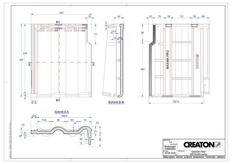 Produkt CAD-Datei MAXIMA PRO Ortgang rechts OGR