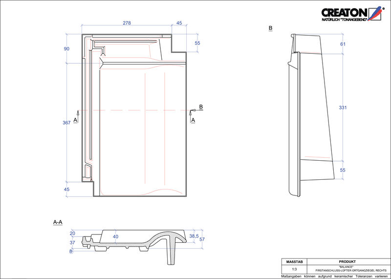 CAD datoteka proizvoda BALANCE grebeni spojni ventilator, ivični desni FALOGR