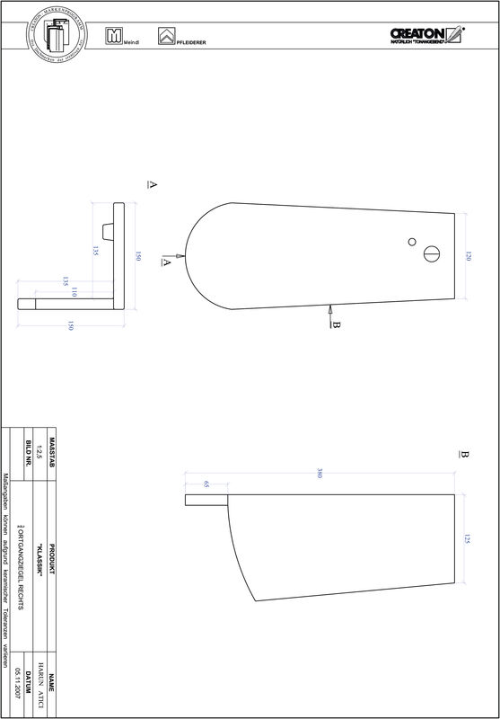 CAD datoteka proizvoda KLASSIK zaobljeni kroj RUND-OGR-3-4
